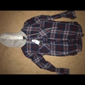 Hooded flannel